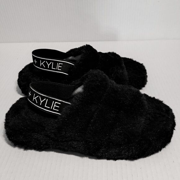 KENDALL + KYLIE Shoes - Kendall + Kylie Women's Sherry Slingback Slippers Sz 7 - 7.5 Black Loungewear